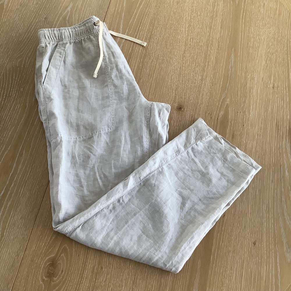J. Crew Men's Beach Pant in Linen Medium - Picture 3 of 11